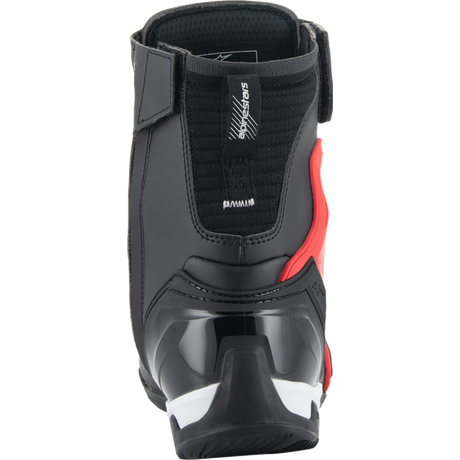 ALPINESTARS SHOE SUPERFASTER Black/Bright Red/White Back - Driven Powersports