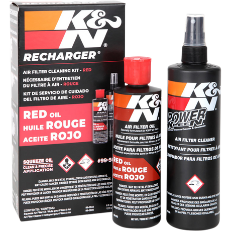 K & N SQUEEZE-BOTTLE RECHARGER FILTER CARE KIT 3/4 Front - Driven Powersports