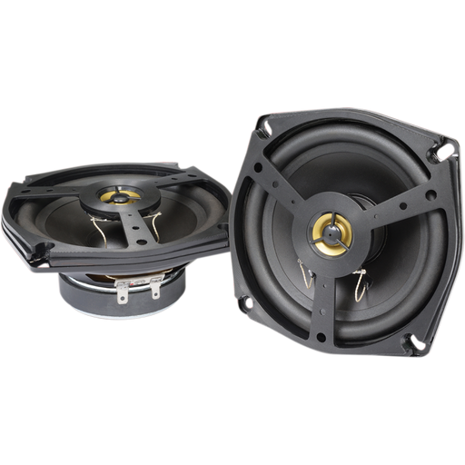 SHOW CHROME 5 1/2" TWO-WAY SPEAKER PAIR 3/4 Front - Driven Powersports