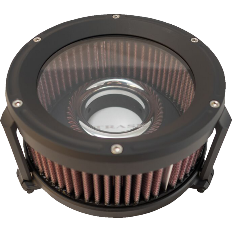 TRASK 01-17 EFI/93-06CV AIR CLEANER ASLT Black Front - Driven Powersports