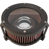 TRASK 01-17 EFI/93-06CV AIR CLEANER ASLT Black Front - Driven Powersports