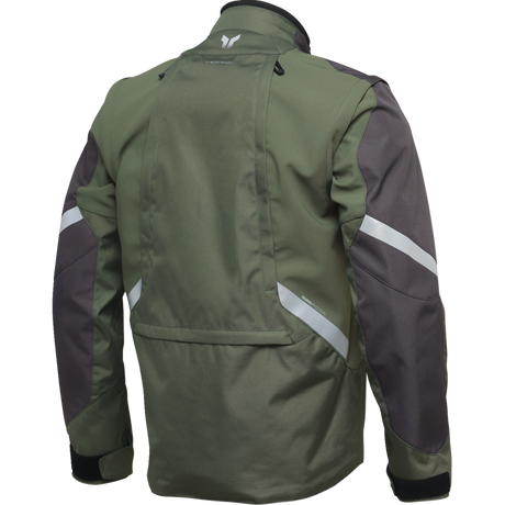 THOR JACKET TERRAIN Army/Charcoal Back - Driven Powersports