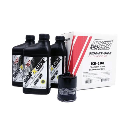 Klotz Side-by-Side Oil Change Kit 5W-50 (KU-100) - Driven Powersports