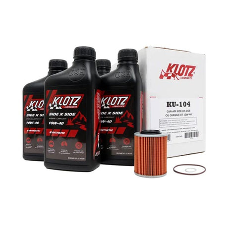 Klotz Side-by-Side Oil Change Kit 10W-40 (KU-104) - Driven Powersports