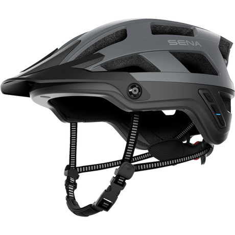 SENA M1 SENA MTB HELMET Matte Gray Front - Driven Powersports