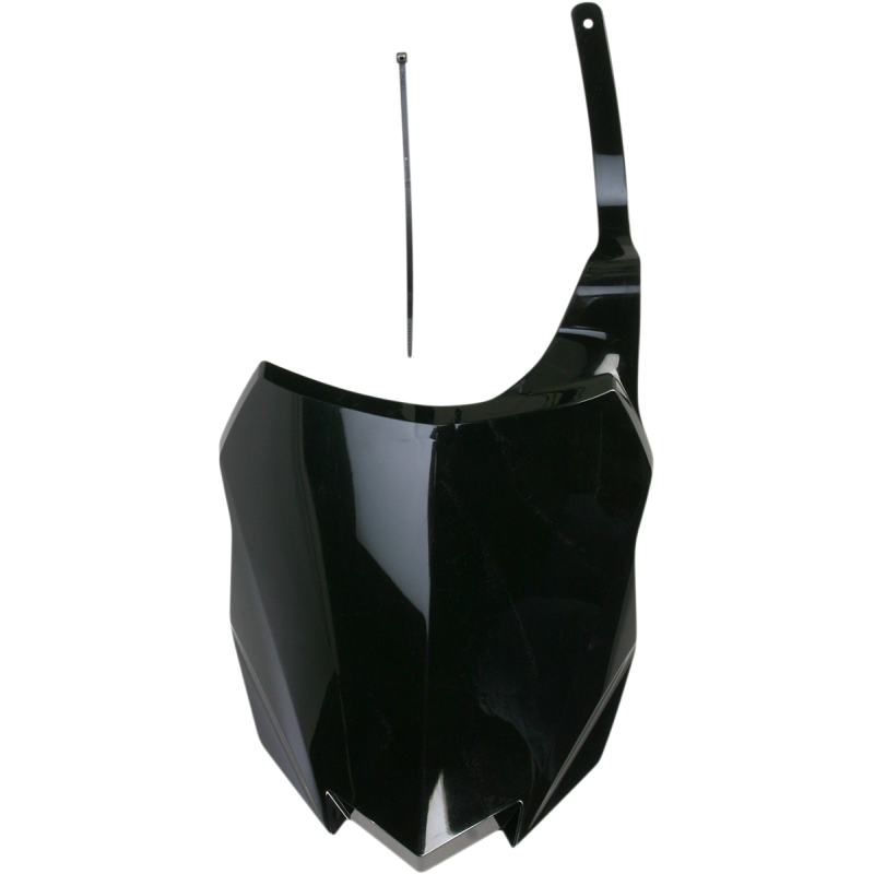 ACERBIS FRONT # PLATE- KX250F/450F:13-13 Black Front - Driven Powersports