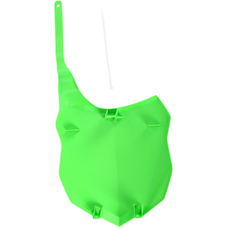 ACERBIS FRONT # PLATE- KX250F/450F:13-13 Green Back - Driven Powersports