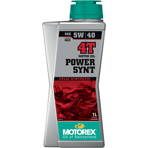 MOTOREX (CS/10) POWER SYNT 5W40 1 LITRE Front - Driven Powersports