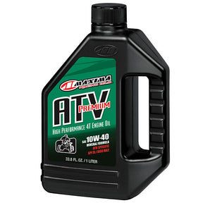 MAXIMA RACING OILS ATV PREMIUM 4T 10W40 EA Of 12 (33901-1) - Driven Powersports