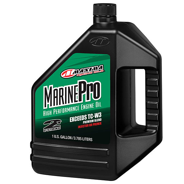 MAXIMA RACING OILS MARINE PRO TC-W3 2-STROKE ENGINE OIL EA Of 4 (259128-1) - Driven Powersports
