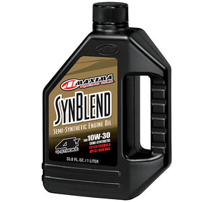 MAXIMA RACING OILS SYNTHETIC BLEND ESTER 4-STROKE ENGINE OIL EA Of 12 (30-32901B-1) - Driven Powersports