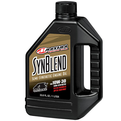MAXIMA RACING OILS SYNTHETIC BLEND ESTER 4-STROKE ENGINE OIL EA Of 12 (30-32901B-1) - Driven Powersports