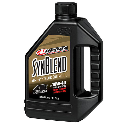 MAXIMA RACING OILS SYNTHETIC BLEND ESTER 4-STROKE ENGINE OIL EA Of 12 (34901B-1) - Driven Powersports