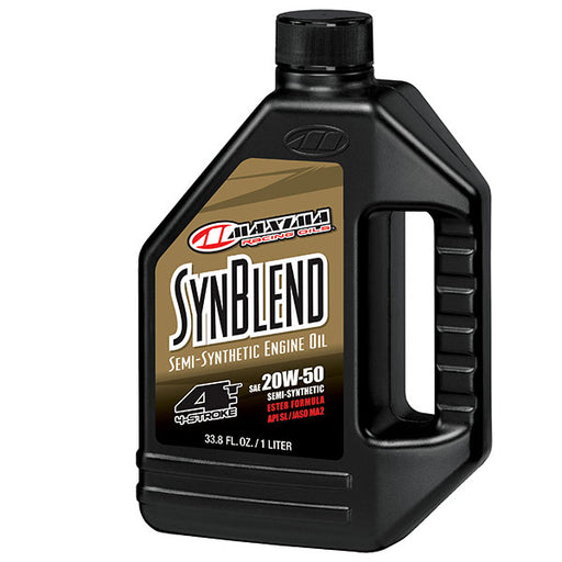 MAXIMA RACING OILS SYNTHETIC BLEND ESTER 4-STROKE ENGINE OIL EA Of 12 (35901B-1) - Driven Powersports