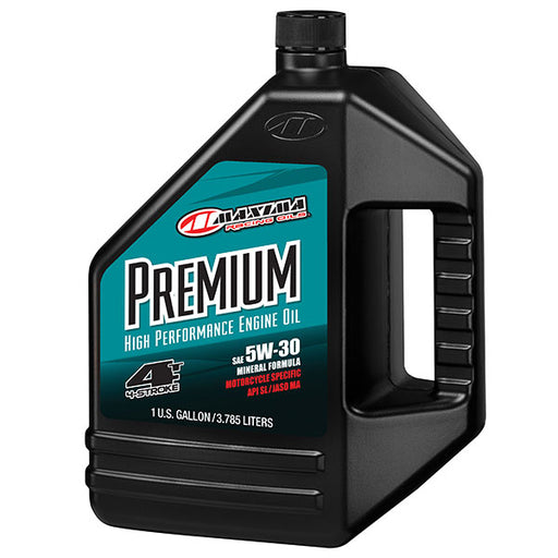 MAXIMA RACING OILS PREMIUM HIGH PERFORMANCE 4-STROKE ENGINE OIL EA Of 4 (399128-1) - Driven Powersports