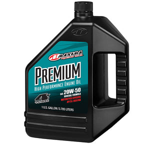 MAXIMA RACING OILS PREMIUM HIGH PERFORMANCE 4-STROKE ENGINE OIL EA Of 4 (359128-1) - Driven Powersports