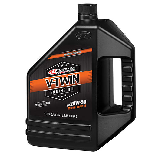 MAXIMA RACING OILS V-TWIN MINERAL 20W50 128 OZ EA Of 4 (30-069128-1) - Driven Powersports