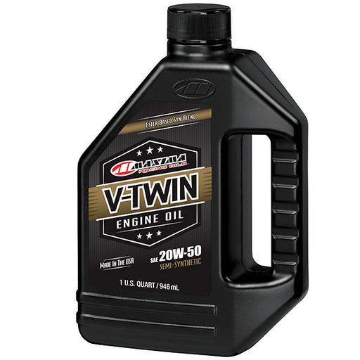 MAXIMA RACING OILS V-TWIN SNTH BLEND 20W50 EA Of 12 (30-14901-1) - Driven Powersports
