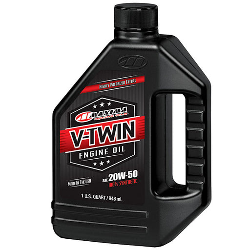MAXIMA RACING OILS V-TWIN FULL SYNTHETIC 20W50 EA Of 12 (30-11901-1) - Driven Powersports
