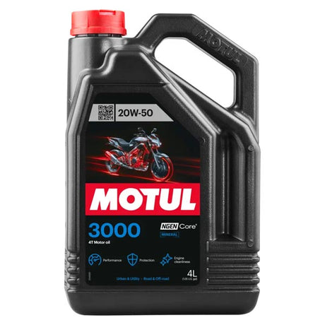 Motul 3000 20W-50 4T 20W50 4L - Driven Powersports