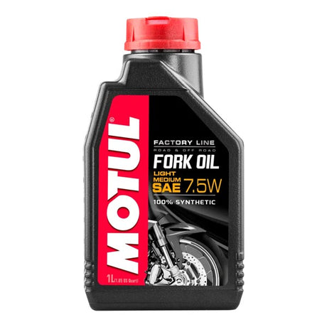 Motul FORK OIL FACTORY LINE LIGHT / MEDIUM 7.5W (114438) - Driven Powersports