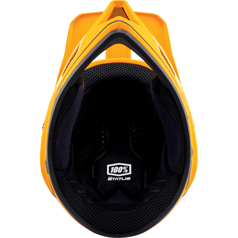 100% STATUS HELMET Topenga Orange/Black Bottom - Driven Powersports