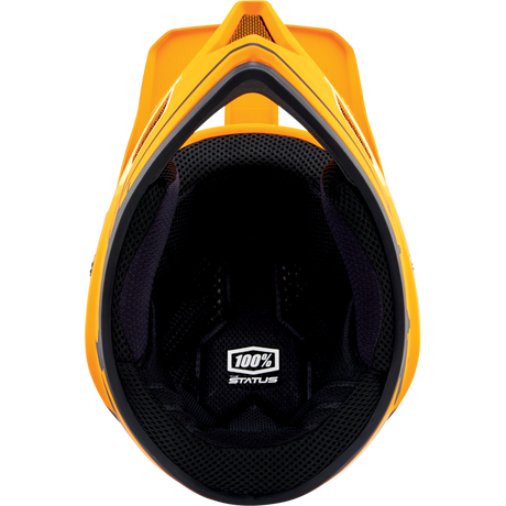 100% STATUS HELMET Topenga Orange/Black Bottom - Driven Powersports