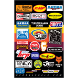 D'COR VISUALS DECAL SHEET THROWBACK Front - Driven Powersports