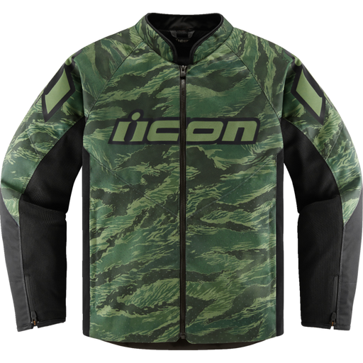 ICON JKT HLGN TIGRBLD CE Front - Driven Powersports