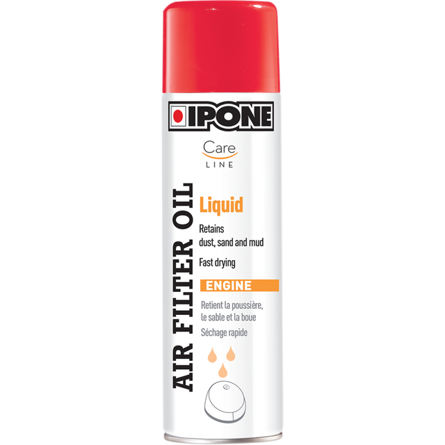IPONE (CS/12) AIR FILTER OIL LIQUID 500ML Front - Driven Powersports