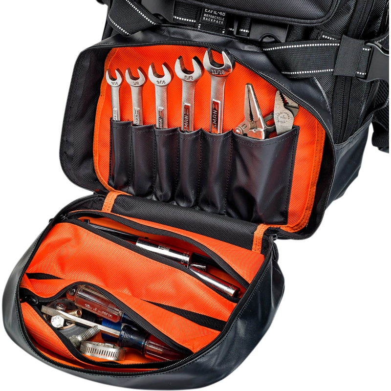 BILTWELL BACKPACK EXFIL 48 Black Detail - Driven Powersports