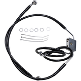 DRAG SPECIALTIES 12-17 FXDF FRT +6 BRK LINE W/ABS Black Front - Driven Powersports