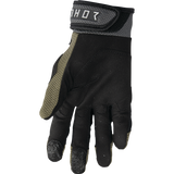 THOR GLOVE TERRAIN Army/Charcoal Back - Driven Powersports
