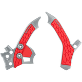 ACERBIS FRAME GRDS HON Silver/Red Front - Driven Powersports
