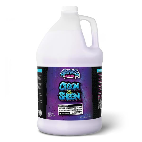 GENIUS DETAIL Clean & Sheen Interior Cleaner/Protectant 4L - Driven Powersports