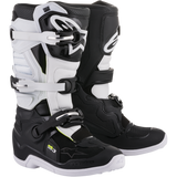 ALPINESTARS BOOT 4W TECH 3 Black/White 3/4 Front - Driven Powersports