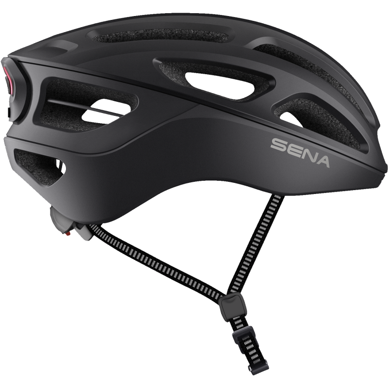 SENA CYCLING HELMET R1 EVO Matte Black Right Side - Driven Powersports