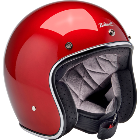 BILTWELL HELMET BONANZA Red Front - Driven Powersports