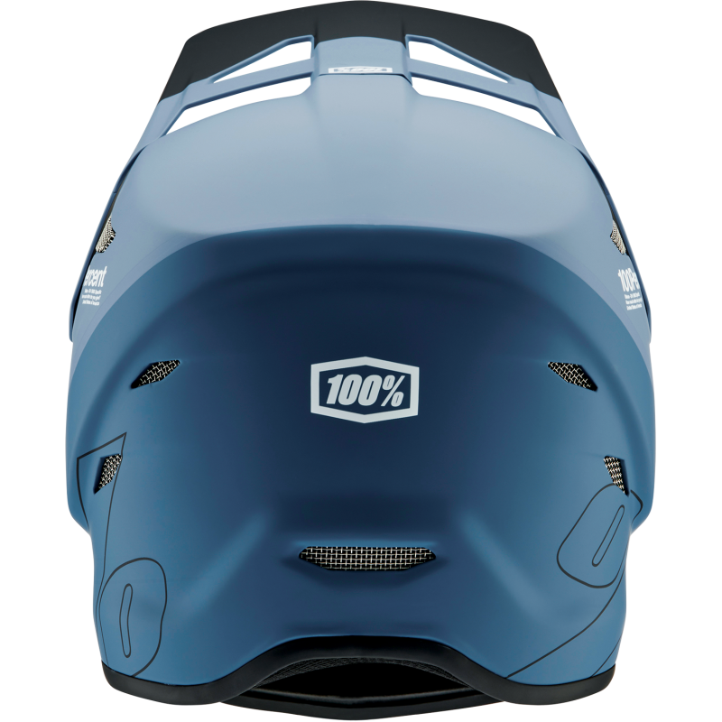 100% STATUS HELMET Drop/Steel Blue Back - Driven Powersports