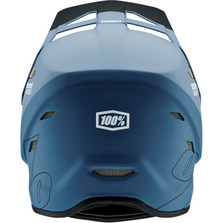 100% STATUS HELMET Drop/Steel Blue Back - Driven Powersports
