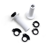 ODI MX V2 NO-WAFFLE White/Black Front - Driven Powersports