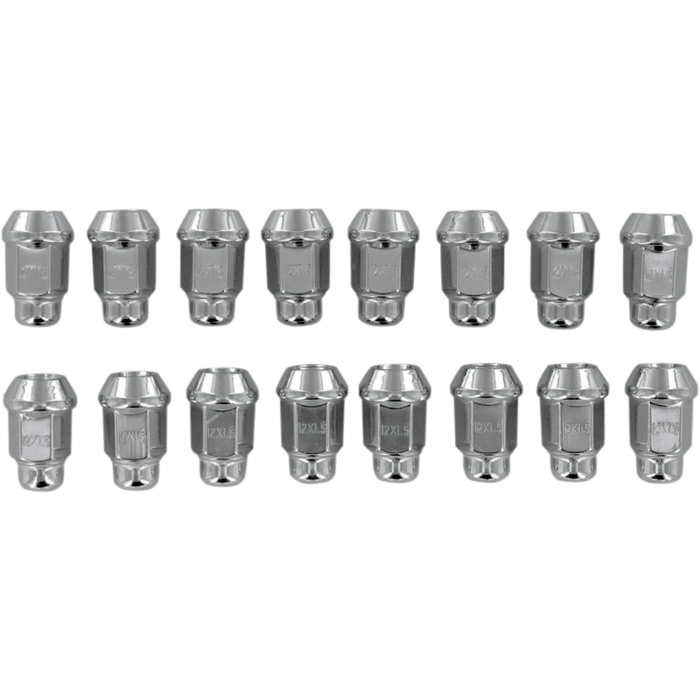ITP 12mm X 1.5 CHROME LUG NUT TAPERED (16) 3/4 Front - Driven Powersports