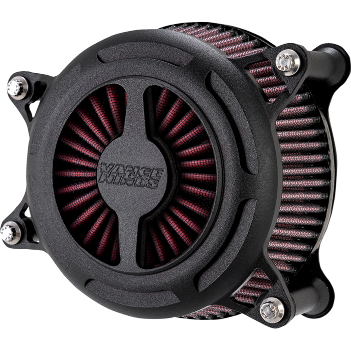 VANCE & HINES 91-21 AIR CLEANER BLADE Black Front - Driven Powersports