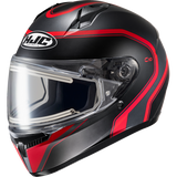 HJC C10 EC ELIE (MC-1SF) Semi Flat Black/Red Front - Driven Powersports