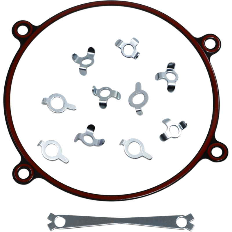 JAMES GASKET EVO/TC CRANKCASE SAVER &LOCK TABS KIT Front - Driven Powersports