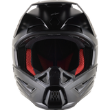 ALPINESTARS HELMET SM5 SOLID Black Front - Driven Powersports