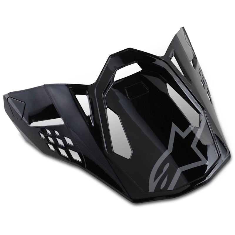 ALPINESTARS VISOR RADIUM GLOSS Black Other - Driven Powersports