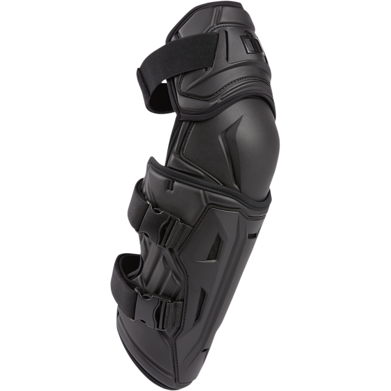 ICON KNEE FIELD ARMOR3 Black 3/4 Right - Driven Powersports