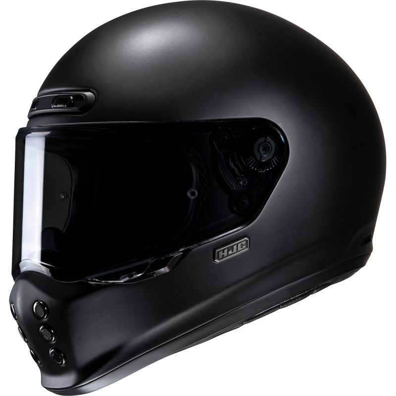 HJC V10 Semi Flat Black Front - Driven Powersports