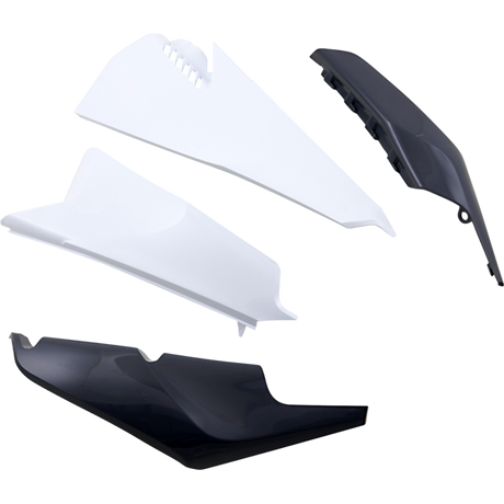 ACERBIS PANEL SIDE VENT HUS White/Green Front - Driven Powersports